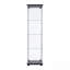 Vitrine 1 porte en verre avec 4 tablettes-1324786162