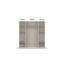 Hinged door wardrobe NAGata with modern handles with mirror-104250031-104828654