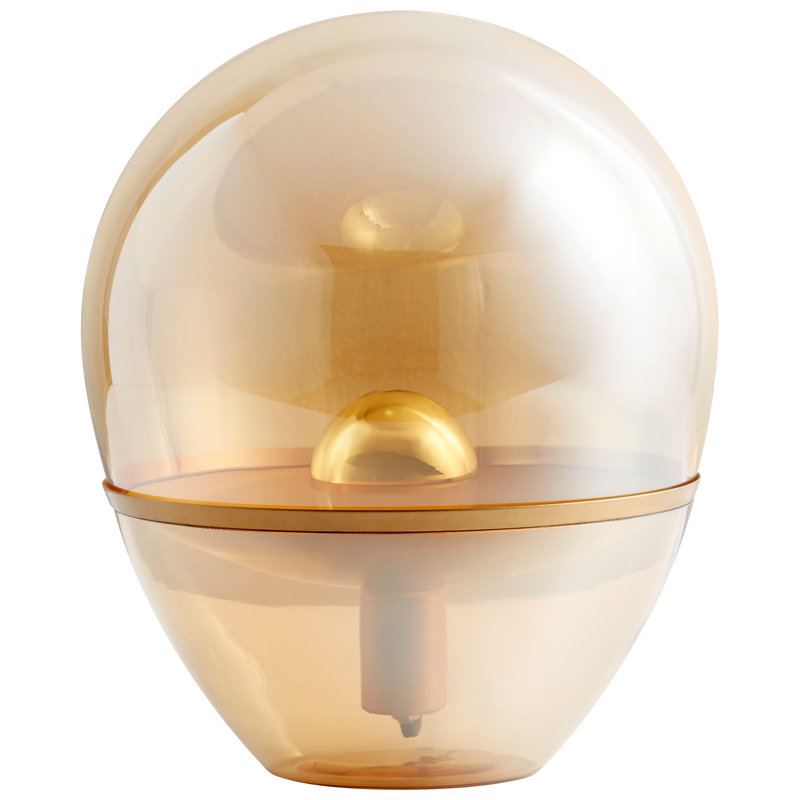Lampe de table ambre 15,75 po Galactic