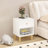 23.22''H Wooden Nightstand With One Drawer One Shelf