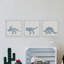 Follow the Trail Triptych, ensemble de 3 reproductions encadrées-296397213