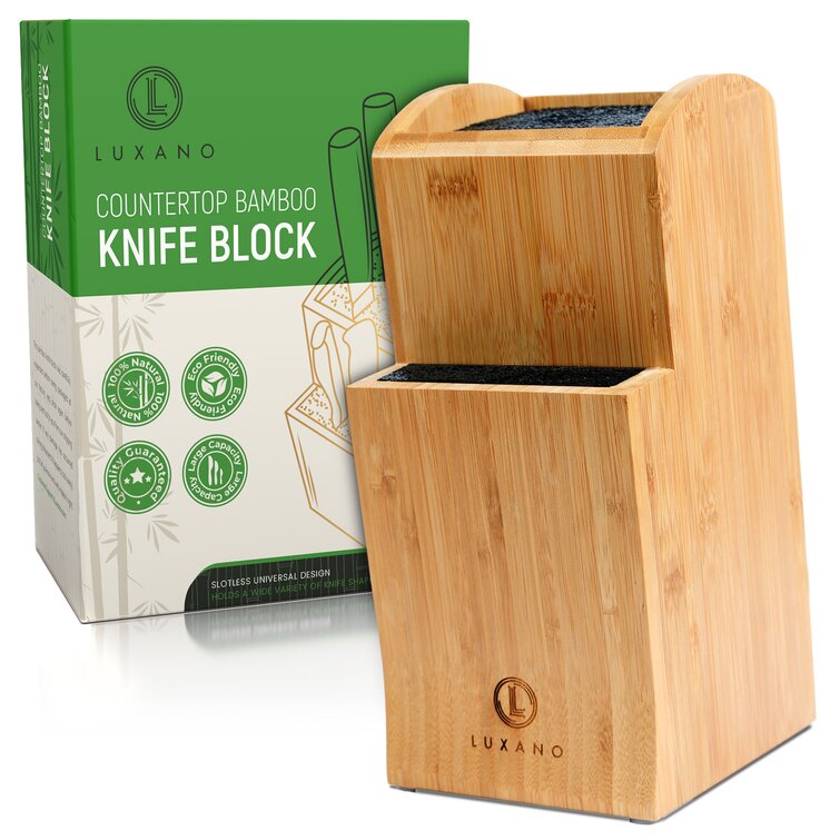 Luxano Universal Knife Block & Reviews