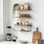 4 Piece Wood Bracket Shelf