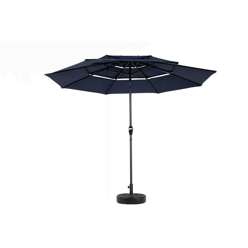Parasol à 3 niveaux en aluminium, Marine
