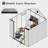 8X8ft Resin Outdoor Storage Shed With Lockable Door, Waterproof Outside Sheds With Windows & Vents, Heavy-Duty Plastic Tool Storage Shed For Patio Furniture, Lawn Mower, Bike-124356807-124356811