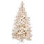 7.5' H Lighted Artificial Fir Christmas Tree