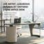 55.12"Italian minimalist slab executive desk-865751919