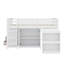 Lit mezzanine simple avec tiroir, armoire et bureau coulissant-31079279