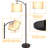 62.2" Arched Floor Lamp with Pull Chain, Bulb Included-1660546990
