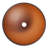 Rosefray 16.5'' Brown Glass Oval Bathroom Sink