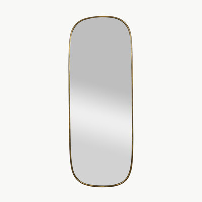 Aleshea Metal Oval Wall Mirror