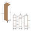 Berend 1 Door Manufactured Wood Wardrobe-987783053-962297498