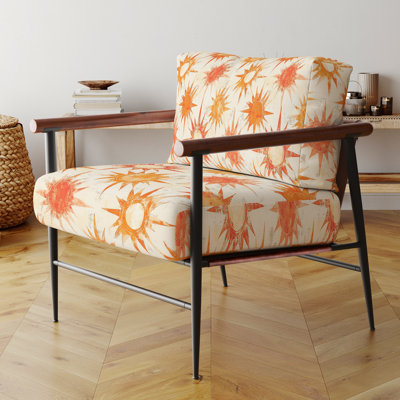 Chaise rembourrée Starburst - Fauteuil Boho
