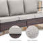 Bobra Outdoor Courtyard Handmade Rattan Conversation Set With Coffee Table-1197568729