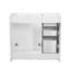 Meuble-lavabo de 36 po en bois massif avec 3 tiroirs et portes à fermeture douce, solution de rangement élégante, meubles-lavabos (sans lavabo)-1673223433-1673223439
