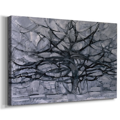 The Gray Tree-Piet Mondrian-Gallery Wrapped Canvas-1911