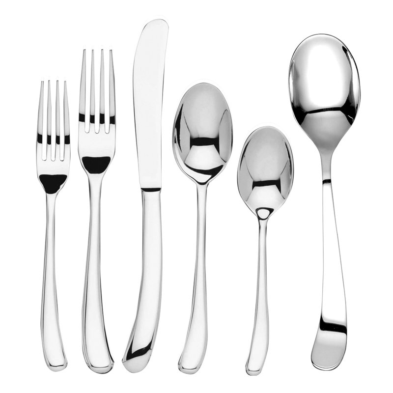 Charlton Home Seidl Stainless Steel Flatware Set - Service for 8
