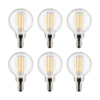 4 W (équivalent à 40 W), DEL G16,5, ampoule à intensité variable, culot E12 / candélabre