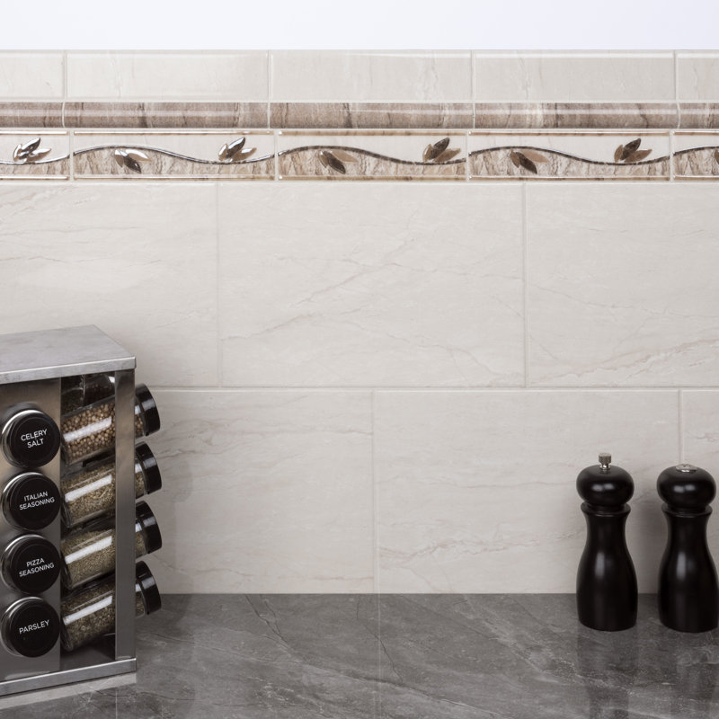 Listello 7.88'' L x 2'' W Ceramic Tile Trim