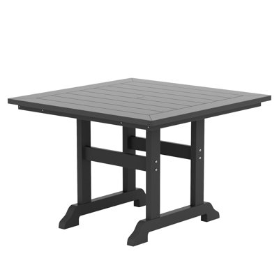 Essie 4-Person Plastic Outdoor Dining Set with Square Table