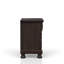 Table de chevet 2 tiroirs cerisier foncé