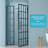 Moderne Minimalisme 34" W x 72" H Shower Door