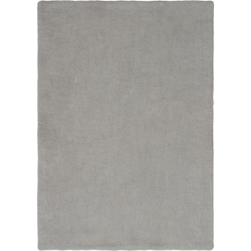 Solid Colour Wool Hand Woven Area Rug, Rectangle 120 x 170cm