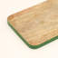 Leaf Detail Mango Wood Serving Board – Wooden Cheese & Charcuterie Platter with Coloured Edge, 40.6 cm