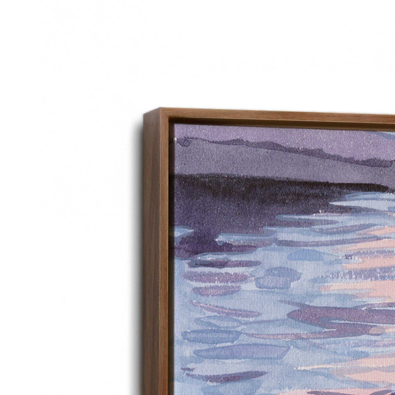 «Blush of the Sunset Sun II» par Melissa Wang, reproduction d'art, Brun, H 16 po x l 12 po