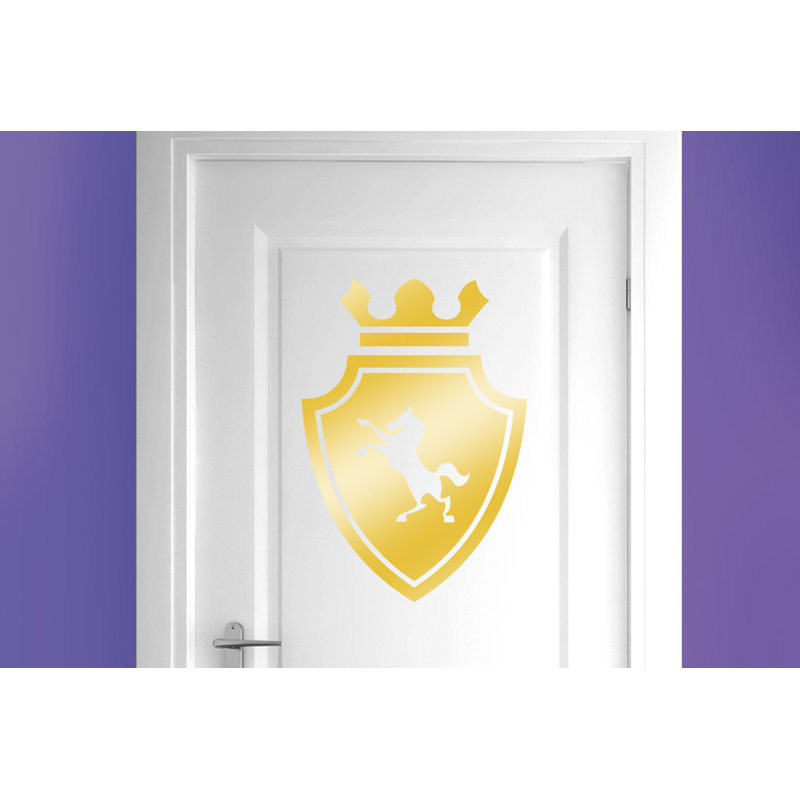 Animals Wall Decal, Shiny Gold