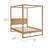 Alva Queen Wood Canopy Platform Bed-110689411-110689412