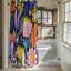 Rideau de douche standard 1 pièce Colorful Abstract Florals-1662208422