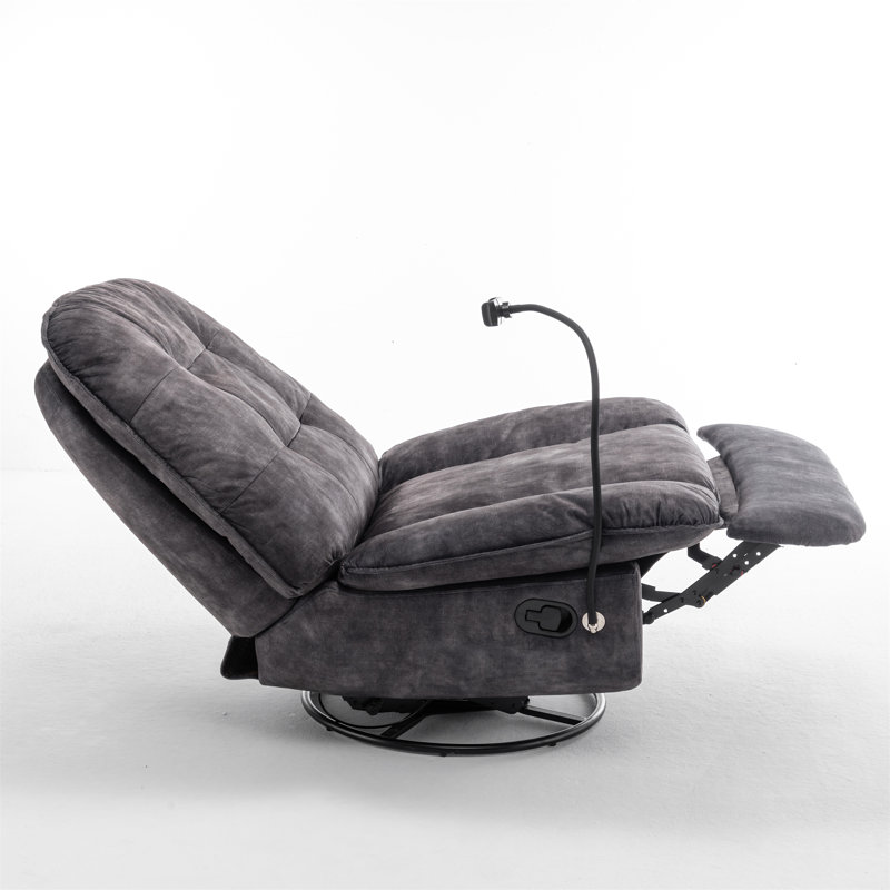 Fauteuil inclinable noir, Noir
