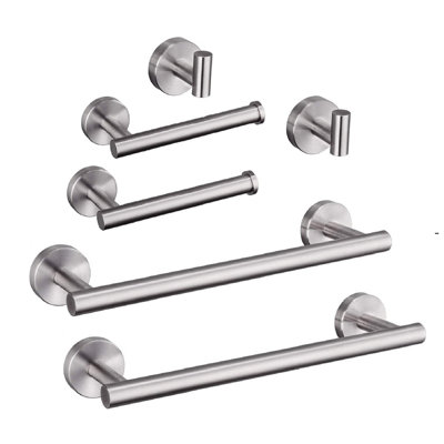 6 Piece Bathroom Hardware Set