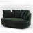 70.1"W Slipcovered  Upholstered Oversized Barrel Chair-400655789