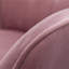 Chaise d'appoint mauve avec revêtement en velours soyeux et confortable, structure en bois d'hévéa massif, capitonnage à boutons, garniture en l 30,33 po x P 33 po x H 25,6 po x P 17,5 po, support luxueux-1484998081