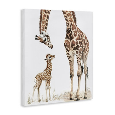 Baby Giraffe Calf Canvas, design by Ramona Murdock