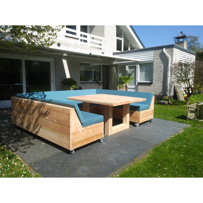 Naser Square Outdoor Dining Table , cm W cm D, 78cm H x 140cm W x 140cm D