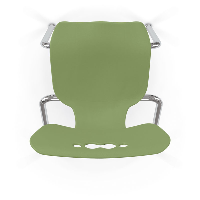 Chaise de classe Hierarchie, Vert sombre, Chaise 18 po