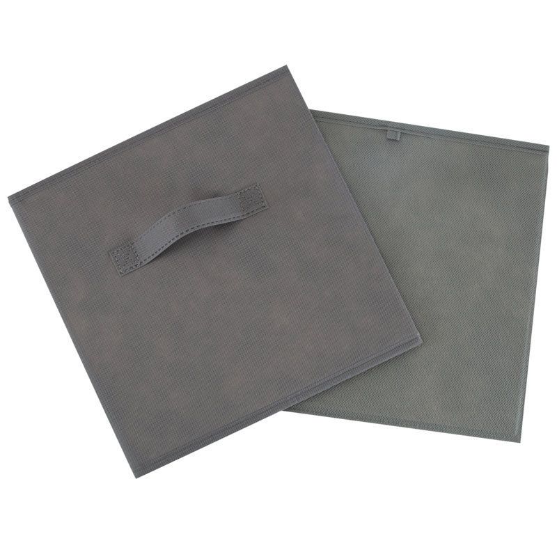 Simplify Acta Fabric Bin, Gray