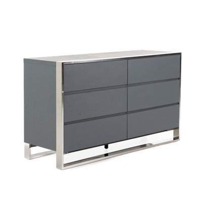 Commode double 6 tiroirs Jolene
