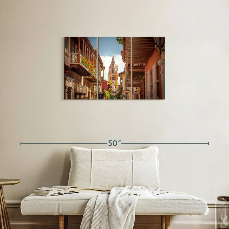 Rue Sebbie à Cartagena, H 20 po x l 33 po