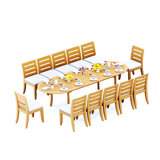 Atnas Outdoor - Piece Teak Dining Set
