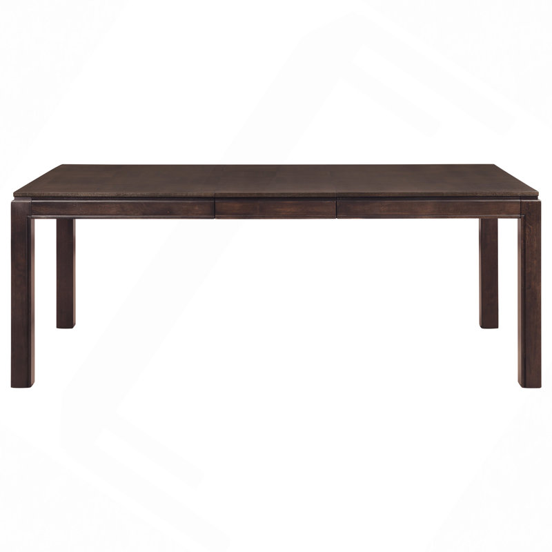 Table de salle à manger de conception contemporaine 1pc avec rallonge séparée