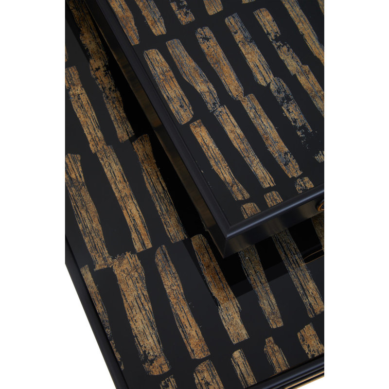 Culley Glass Tray - Set of 2