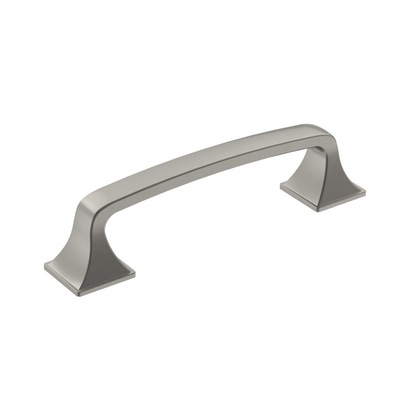 Poignée d'armoire de centre à centre Ville (128 mm) - paquet de 25, 3 3/4", Nickel satiné