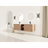 Wall - Mounted Vanity, White Ceramic Sink, Soft Close Door, Small Storage Shelves, Versatile Ample Space