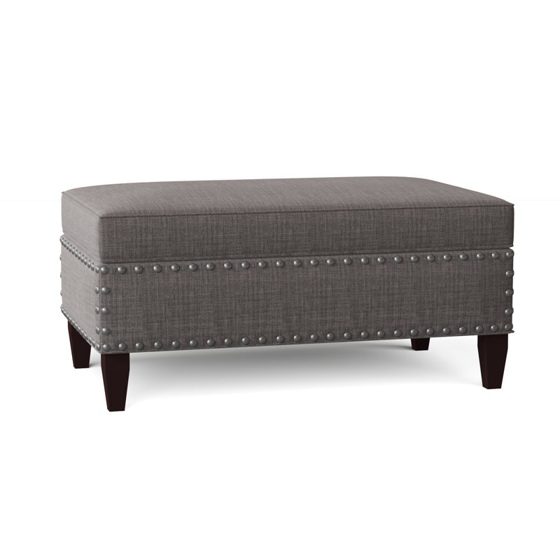 Sydney Ottoman, 48" W, Gray