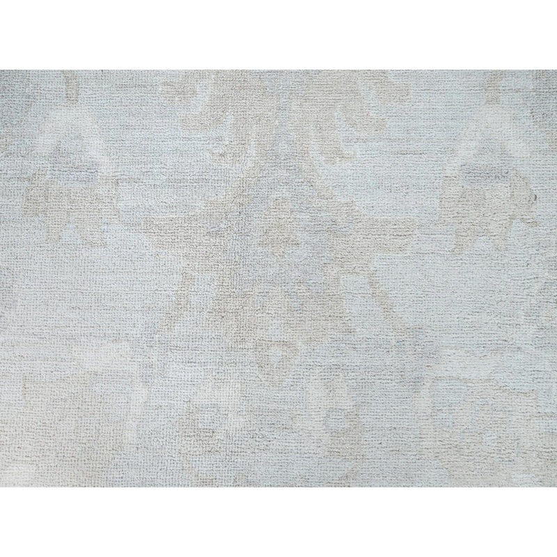 Tapis gris unique 9 pi 1 po x 12 pi Devannie