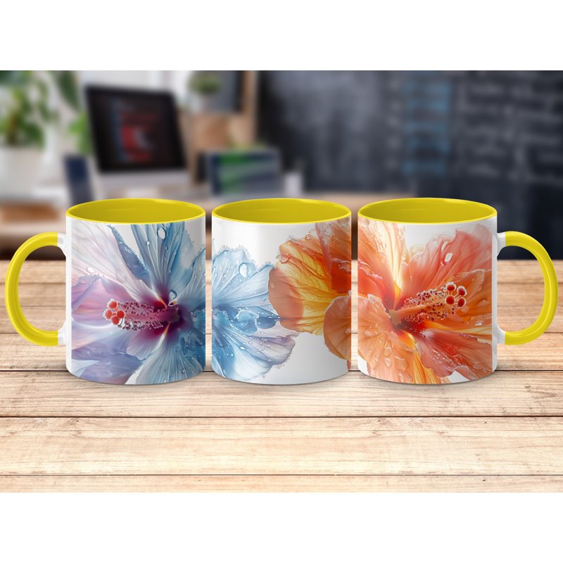 Ceramic Coffee Mug, Yellow